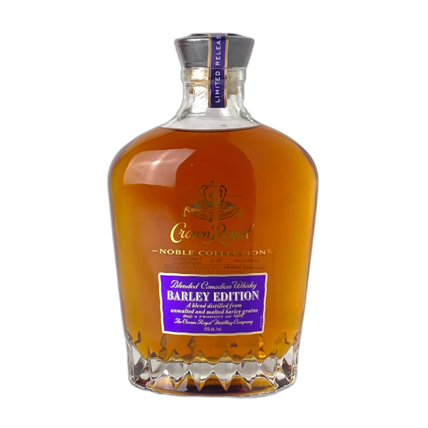 082000801535 Crown Royal Noble Collection 90 Proof Barley Edition Blended Canadian Whisky Bottle