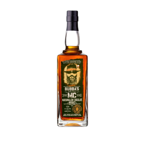 039383011860.webp Bubbas Secret Stills Marshmallow Chocolate Whiskey Bottle