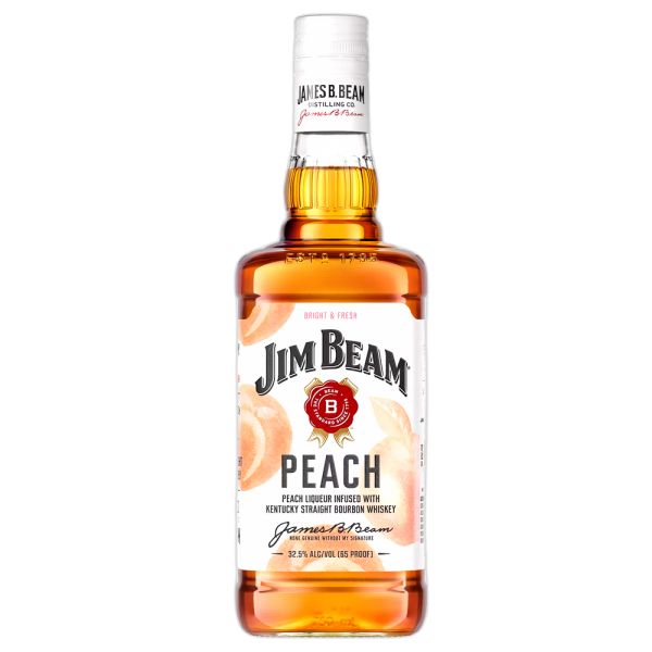 080686021148 Jim Beam Peach Bourbon Whiskey